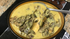 Ossobuco ao molho de mostarda