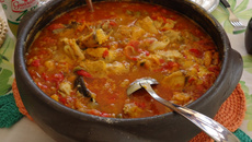 Moqueca de Peixe com Pirão