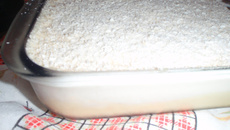 Sobremesa gelada de coco