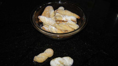 Biscoitinhos amanteigados de laranja