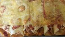 Recheio de frango para panqueca