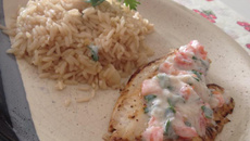 Filé de tilápia ao molho martin