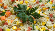 Arroz temperado maravilhoso