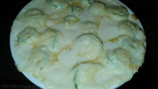 Rondele light de abobrinha, ricota e cottage