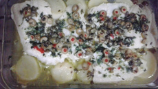 Filé de linguado ao forno