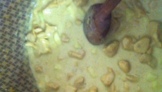 Frango ao curry com maçã verde e sem pimentão