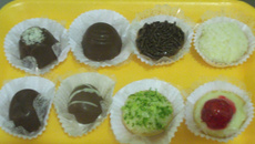 Trufas tipo Ferrero Rocher