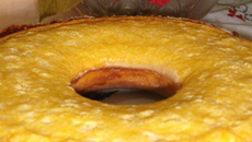 Queijadinha de tabuleiro