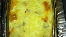 Escondidinho de Carne ao queijo