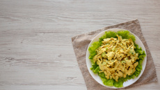 Salpicão de frango com batata frita palito