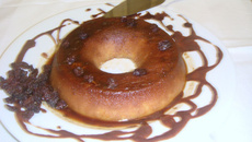 Pudim de pão integral