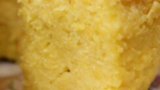 Bolo de milho cremoso delicioso