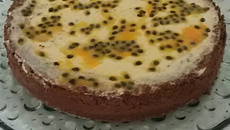 Torta mousse de maracujá