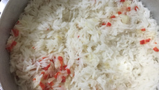 Arroz com pimenta