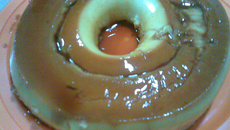 Pudim cremoso de coco