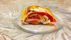 Enroladão de massa de pastel