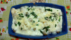 Couve-flor com molho branco