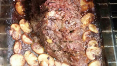 Maminha de forno com champignon