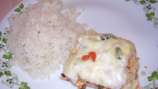 Surpresa aerada de frango