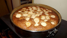 Bolo de casca de Banana