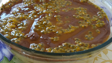 Pavê de maracujá com chocolate