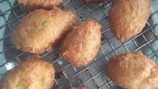 Bolinho de arroz delicioso