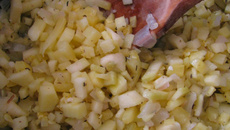 Abobrinha com limão e tomilho