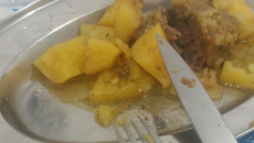 Carne com laranja