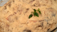 Filé de tilápia assada