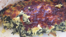 Souflé de espinafre