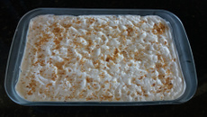 Pavê rápido de amendoim