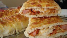 Cachorro quente de forno