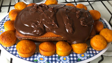 Bolo de cenoura sem óleo