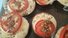 Abobrinha e berinjela ao forno