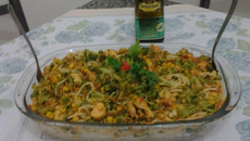 Macarrão semi-vegetariano