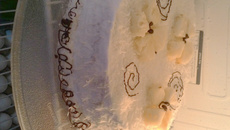 Bolo gelado de abacaxi com creme dos deuses