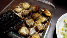 Cogumelos recheados aos 4 queijos