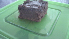 Bolo mousse aerado de chocolate