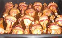 Frango assado com bacon do Caniato