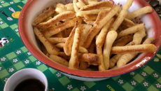 Biscoito de polvilho misturado