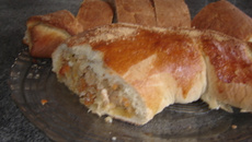 Pão italiano recheado