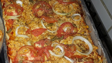 Pizza de liquidificador