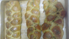 Pão de folhas e talos