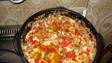 Peixe com banana madura