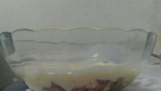 Escondidinho de mandioca com linguiça toscana