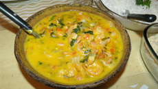 Moqueca de camarão