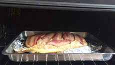 Rocambole de frango com bacon e calabresa da Dri