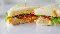 Lanche natural de frango