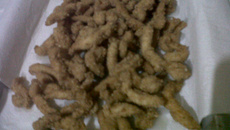 Isca de frango crocante