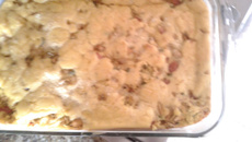 Torta simples de frango